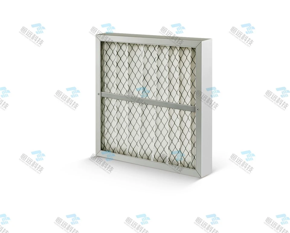 Aluminum Frame Cotton Filter Element Industrial HVAC Air Filter For Dust Collection