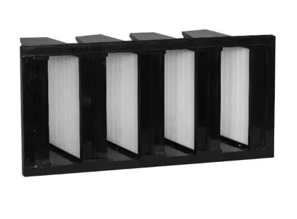 Combined High Efficiency Air Filter (H14 High Air Volume And Low Resistance V-Type For HVAC Terminal Filtration) factory