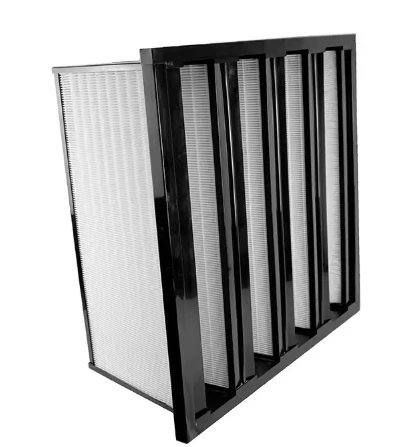 Combined High Efficiency Air Filter (H14 High Air Volume And Low Resistance V-Type For HVAC Terminal Filtration) suppliers