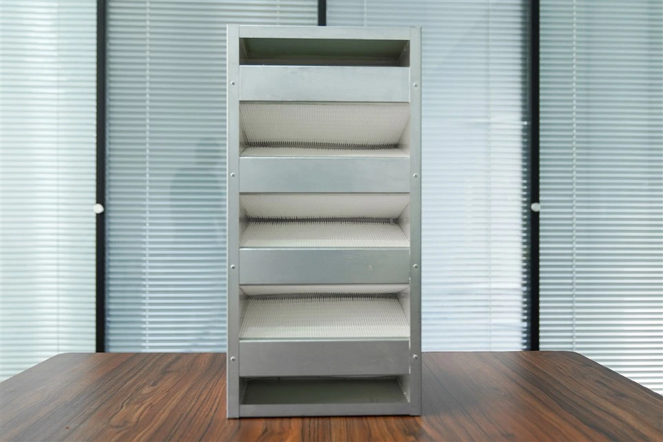 High Dust Holding Capacity HVAC Filtration V Bank HEPA Filter