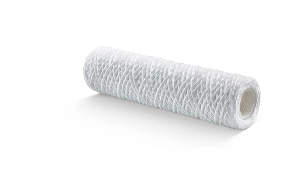 High Flow Rate PP Yarn String Wire Wound Water Filter Cartridge