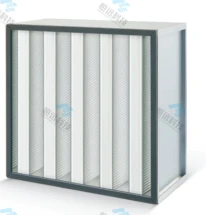 HZW Series Combined HEPA Filter Large Air Volume Fiberglass High Efficiency Air Filter For Air Conditioning Unit