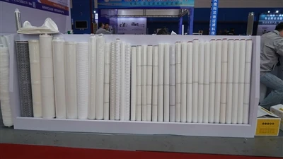 What are the materials of wire wound filter elements