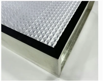 High-Efficiency Partitioned Air Filter High Dust Capacity for Cleanrooms