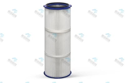 Polyester Non-woven Air Filter Cartridge Reusable Pulse Backwash Dust Filter Cartridge