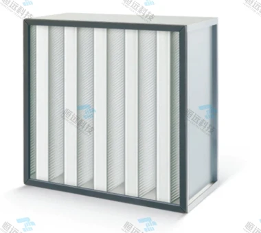 HZW Series Combined HEPA Filter Large Air Volume Fiberglass High Efficiency Air Filter For Air Co...