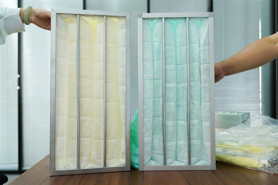 Medium Efficiency Washable Synthetic Fiber Industrial Dust Pocket Air Filter