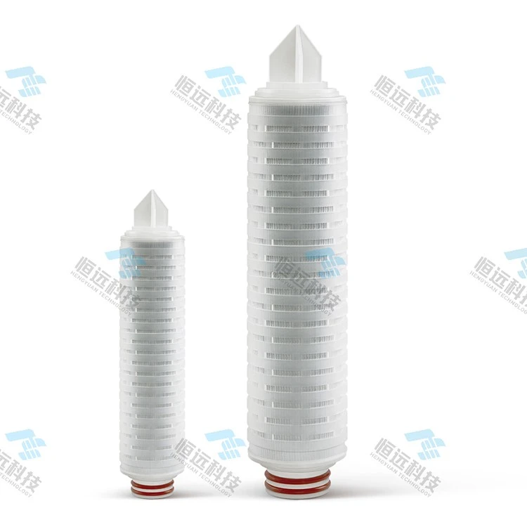 Microporous Polypropylene Pleated Water Filter Cartridge For Industrial Liquid Filtration suppliers