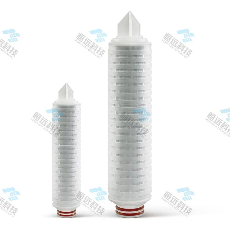 Microporous Polypropylene Pleated Water Filter Cartridge For Industrial Liquid Filtration