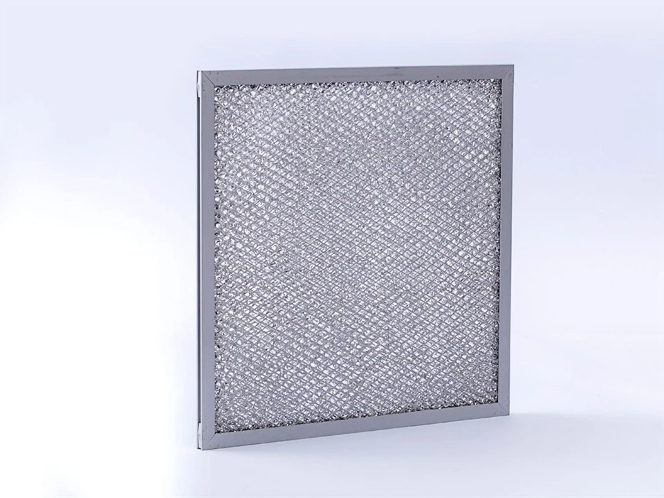 Panel-Type Primary Air Filter Metal Frame, Aluminum Mesh For PM2.5 Pre-Filtration suppliers