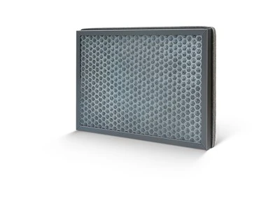 How often should the air filter of a car's air conditioner be replaced?