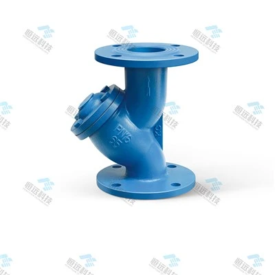 Y Type Flange Pipeline Filter Cast Iron Strainer For Chemical Petrochemical Industry Custom Sizes Available