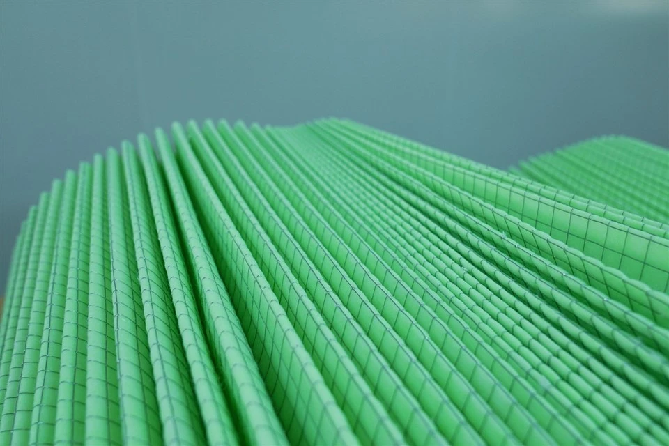 The Folded Frameless Preliminary Air Filter With A Double-layer Nylon Mesh Flat Panel